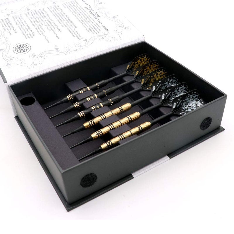CUESOUL Jazz - Soft Tip Darts Set 19 Grams with 6pcs AK5 Plastic Integrated Flights & 36pcs Plastic Tips for Electronic Dart Board - Image 4